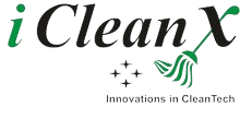 i Clean X logo