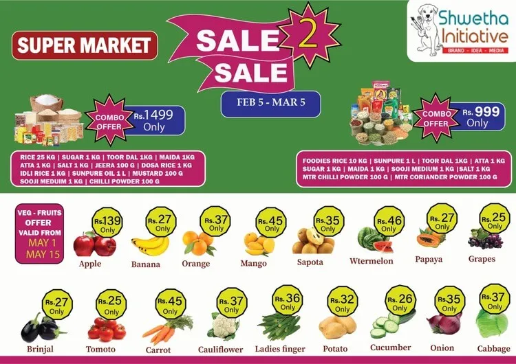 Super Market Sale Creative Design