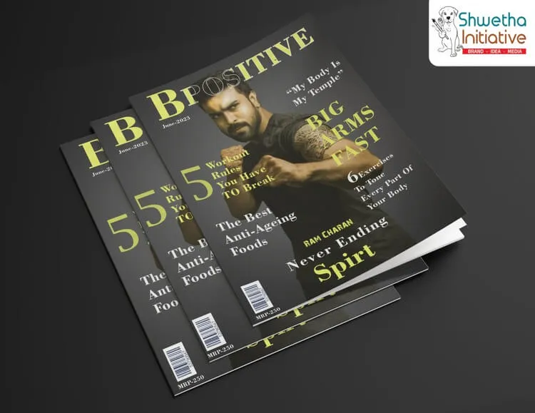 B Positive magazine for Creative Design Sample